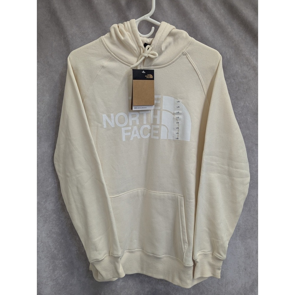 The North Face‎ half dome pullover Women Large White Dune